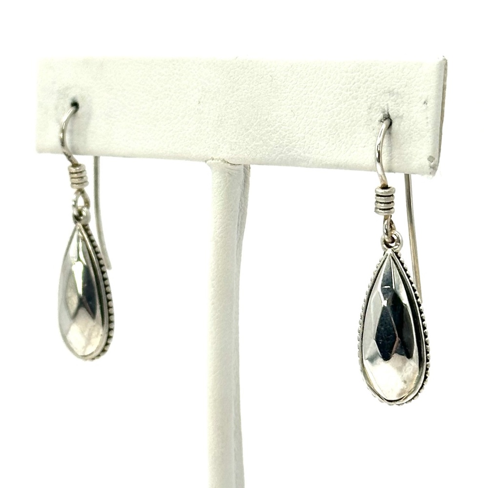 Lagos Sterling Silver Rocks Faceted Teardrop Earrings